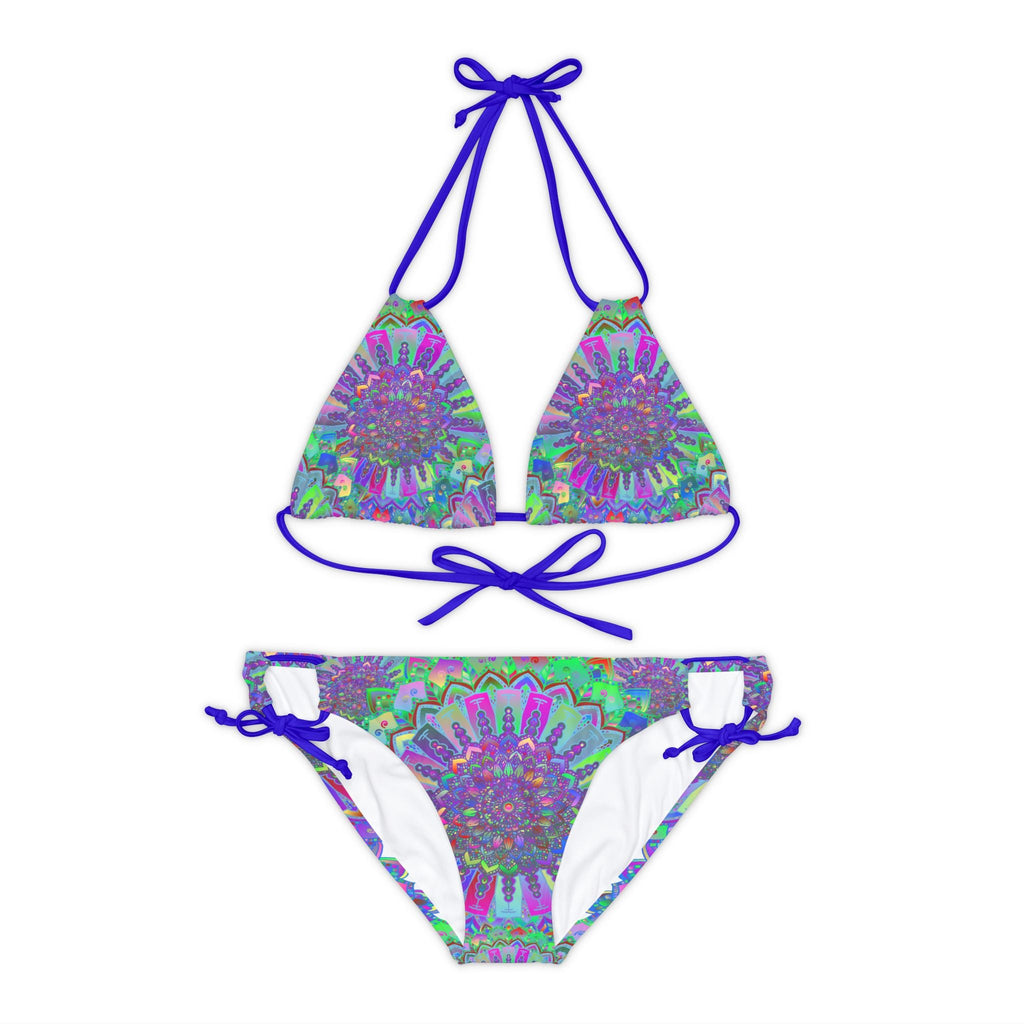 Bohemian Mandala Bikini Set - Hand Drawn Art All Over Prints - Blululi