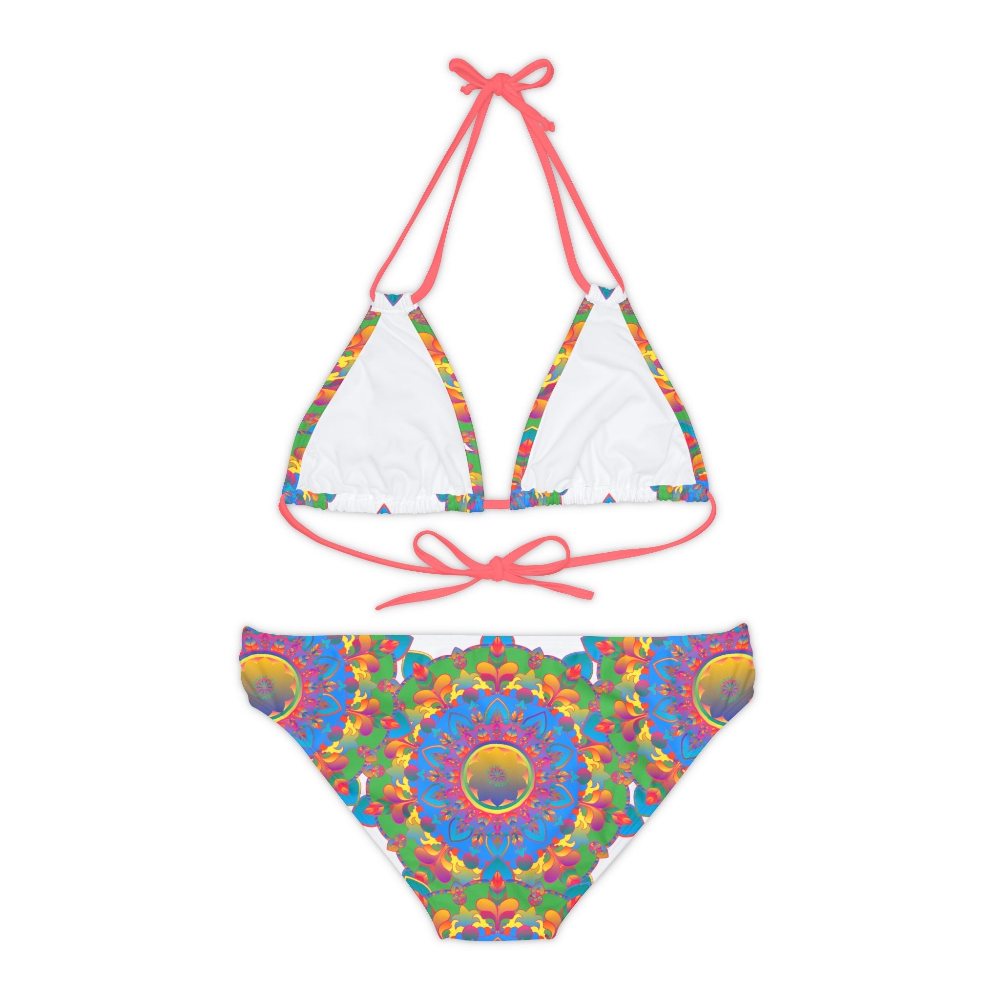 Bohemian Mandala Bikini Set - Hand Drawn Art All Over Prints - Blululi