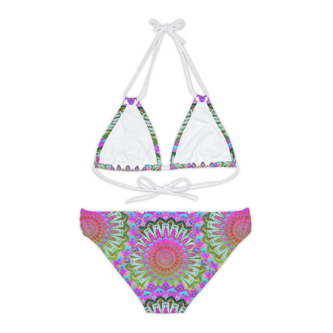 Bohemian Mandala Bikini Set - Hand Drawn Art All Over Prints - Blululi