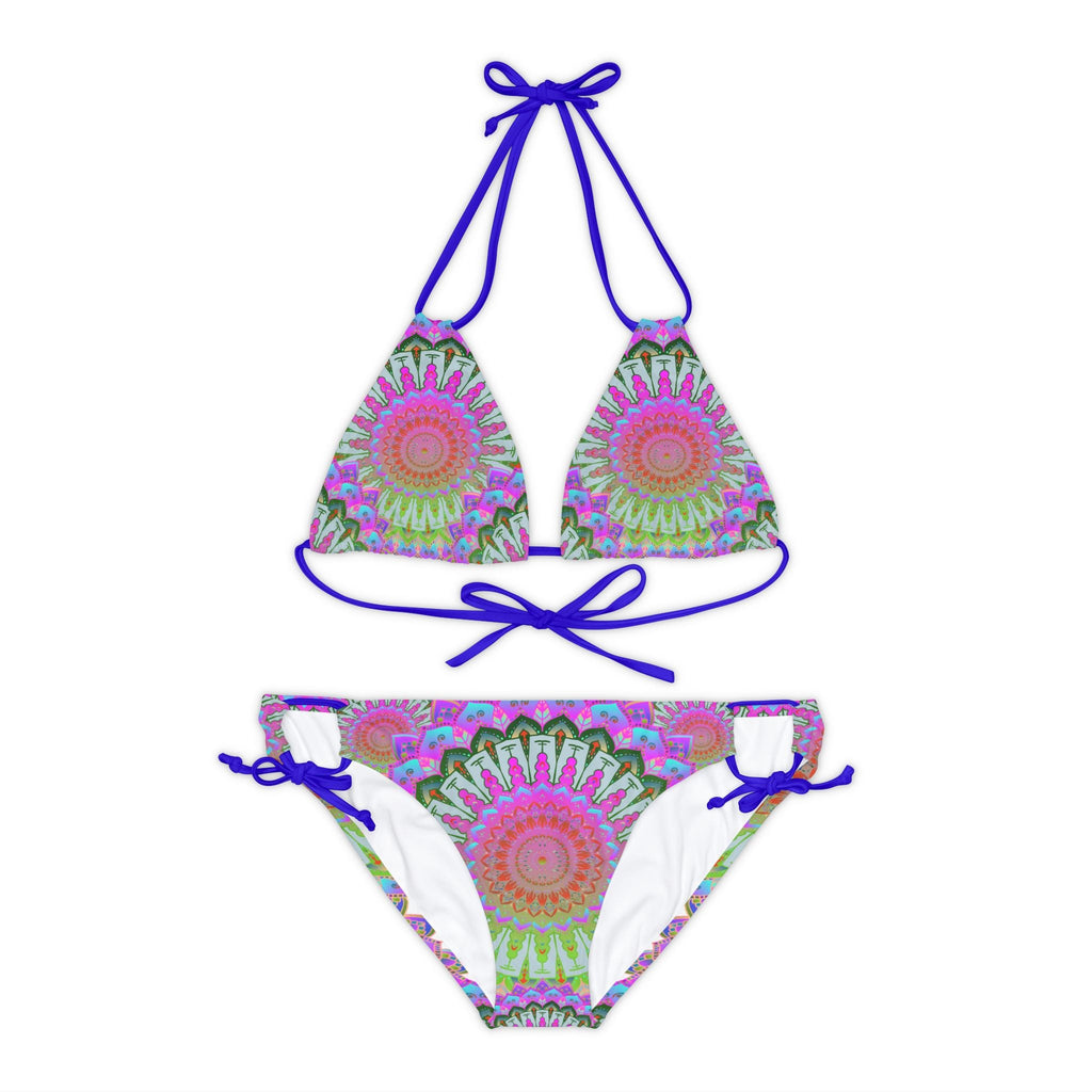 Bohemian Mandala Bikini Set - Hand Drawn Art All Over Prints - Blululi