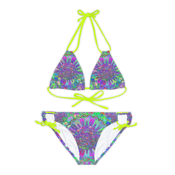 Bohemian Mandala Bikini Set - Hand Drawn Art All Over Prints - Blululi