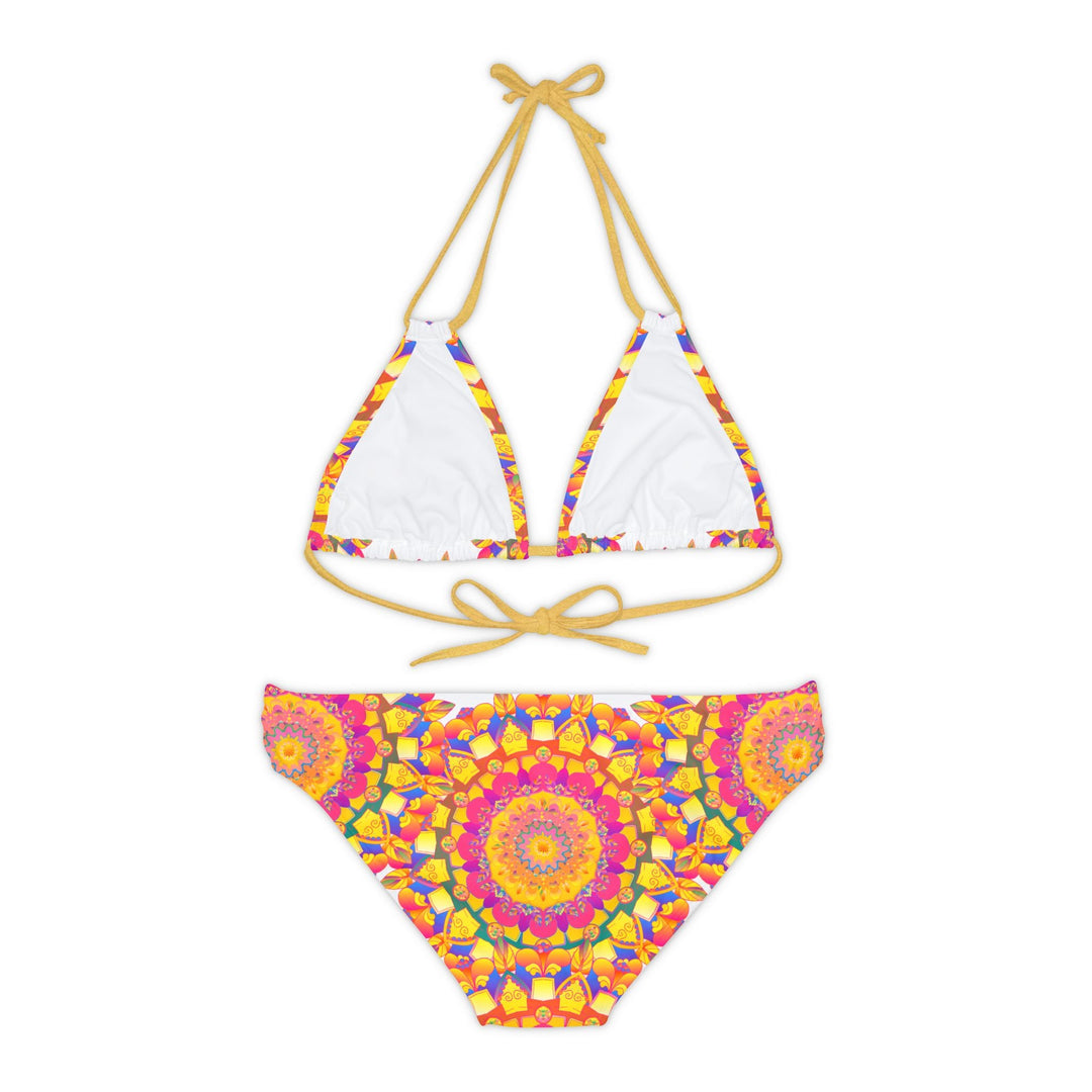 Bohemian Mandala Bikini Set - Hand Drawn Art All Over Prints - Blululi