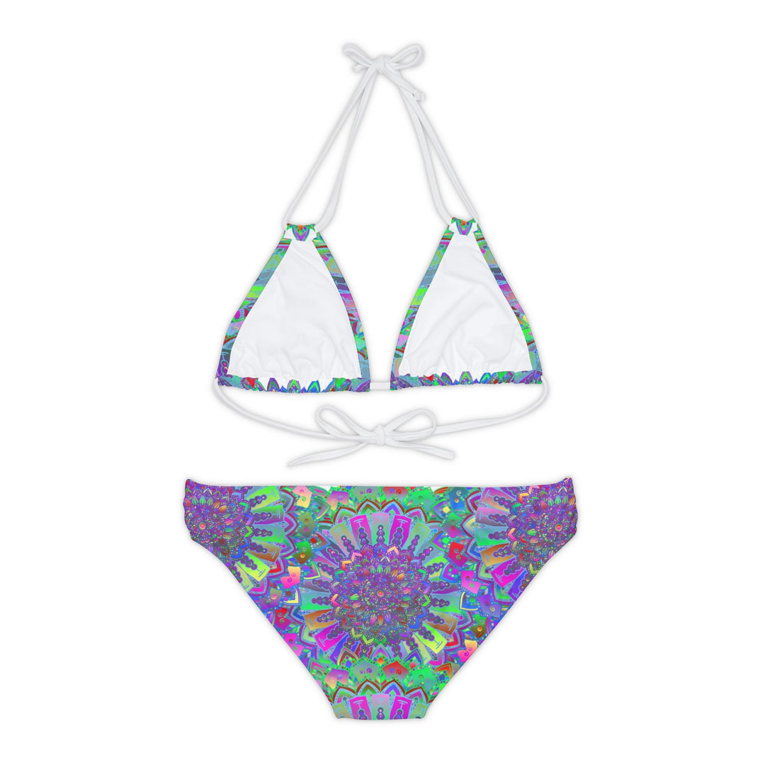 Bohemian Mandala Bikini Set - Hand Drawn Art All Over Prints - Blululi