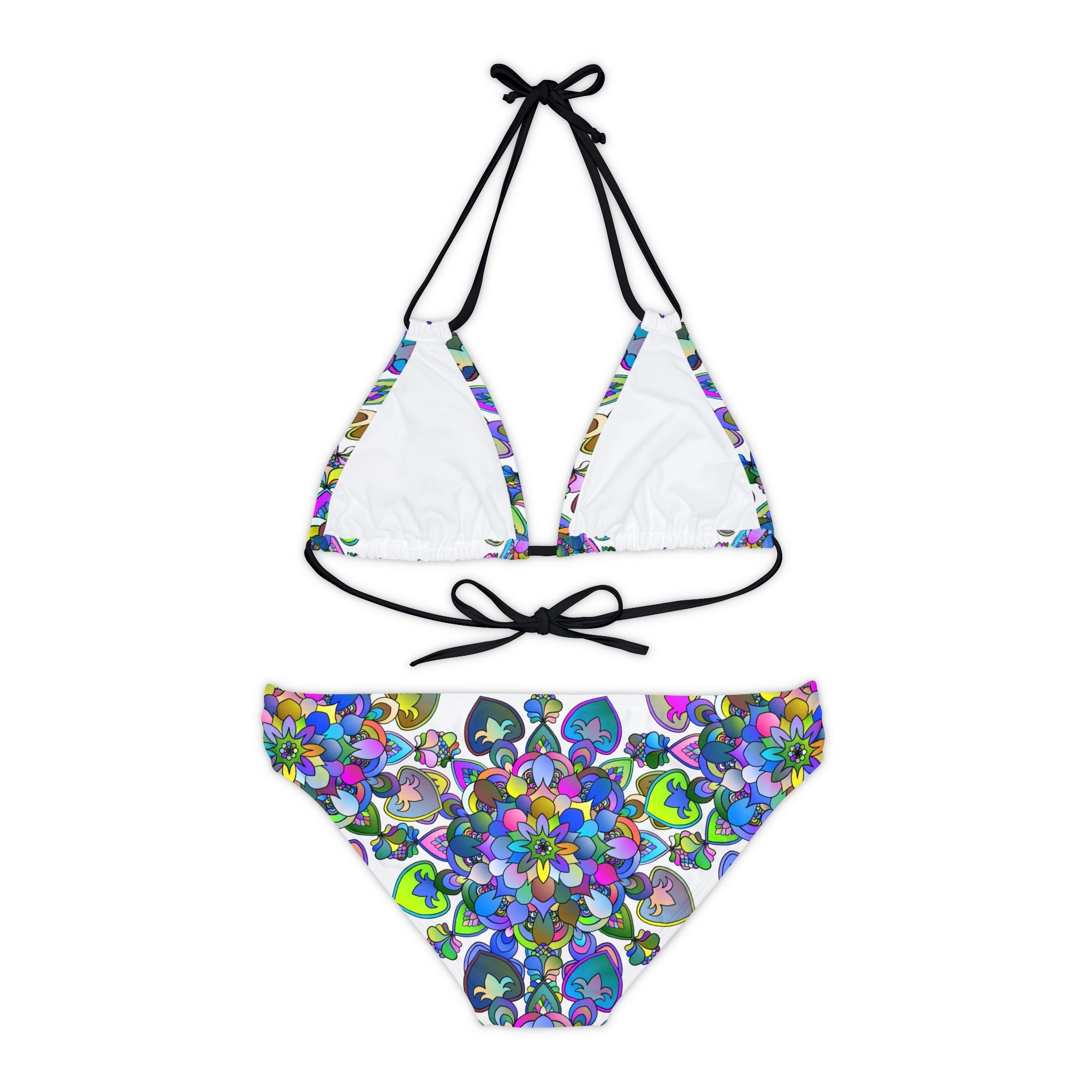 Bohemian Mandala Bikini Set - Hand Drawn Art All Over Prints - Blululi