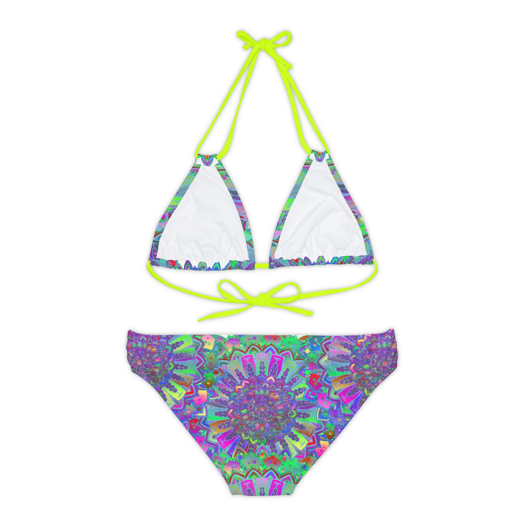 Bohemian Mandala Bikini Set - Hand Drawn Art All Over Prints - Blululi