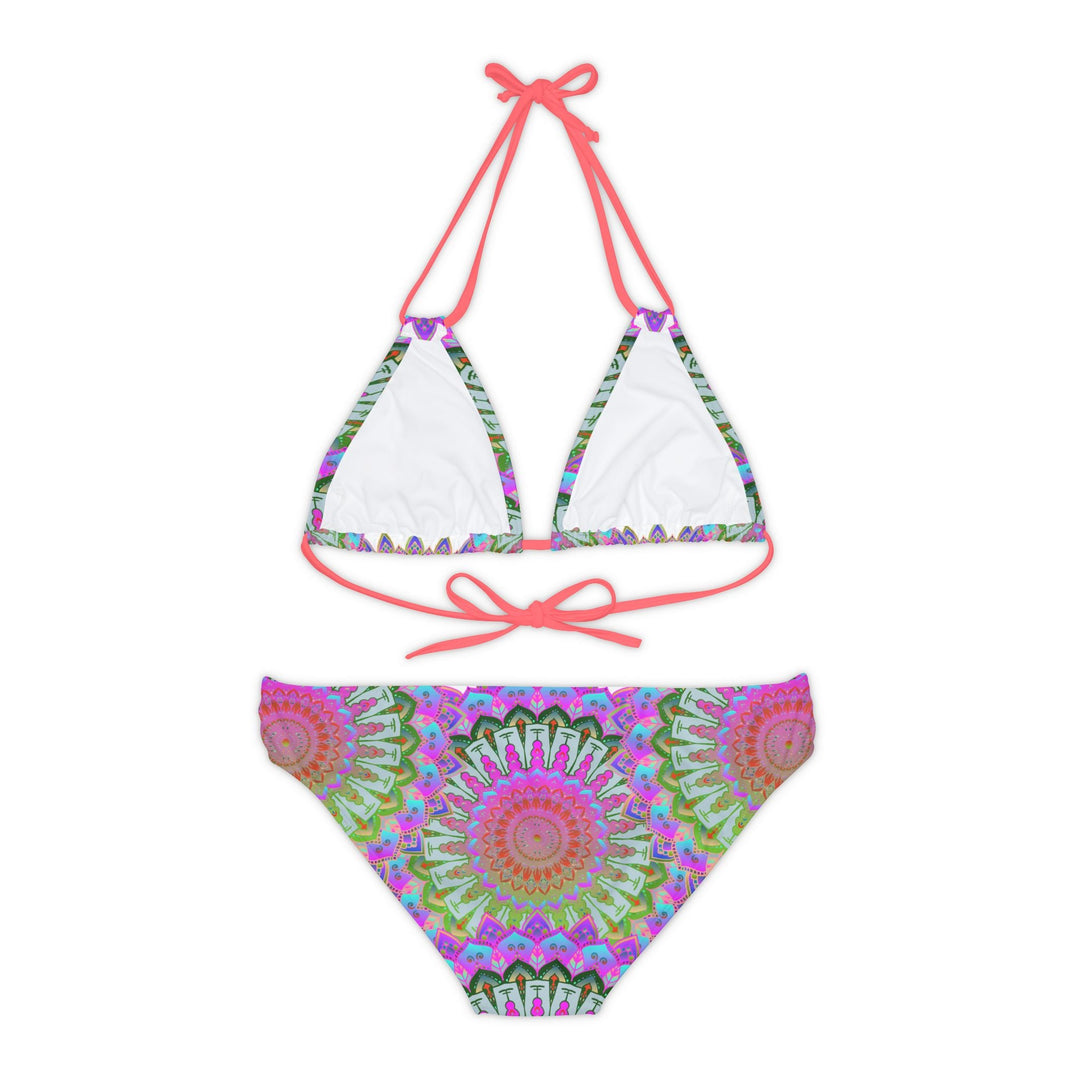 Bohemian Mandala Bikini Set - Hand Drawn Art All Over Prints - Blululi