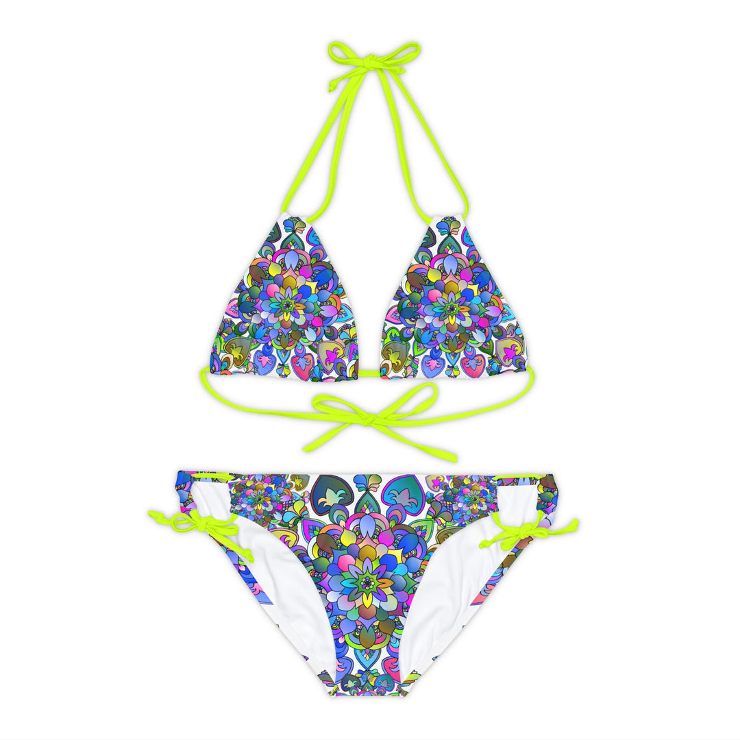 Bohemian Mandala Bikini Set - Hand Drawn Art All Over Prints - Blululi