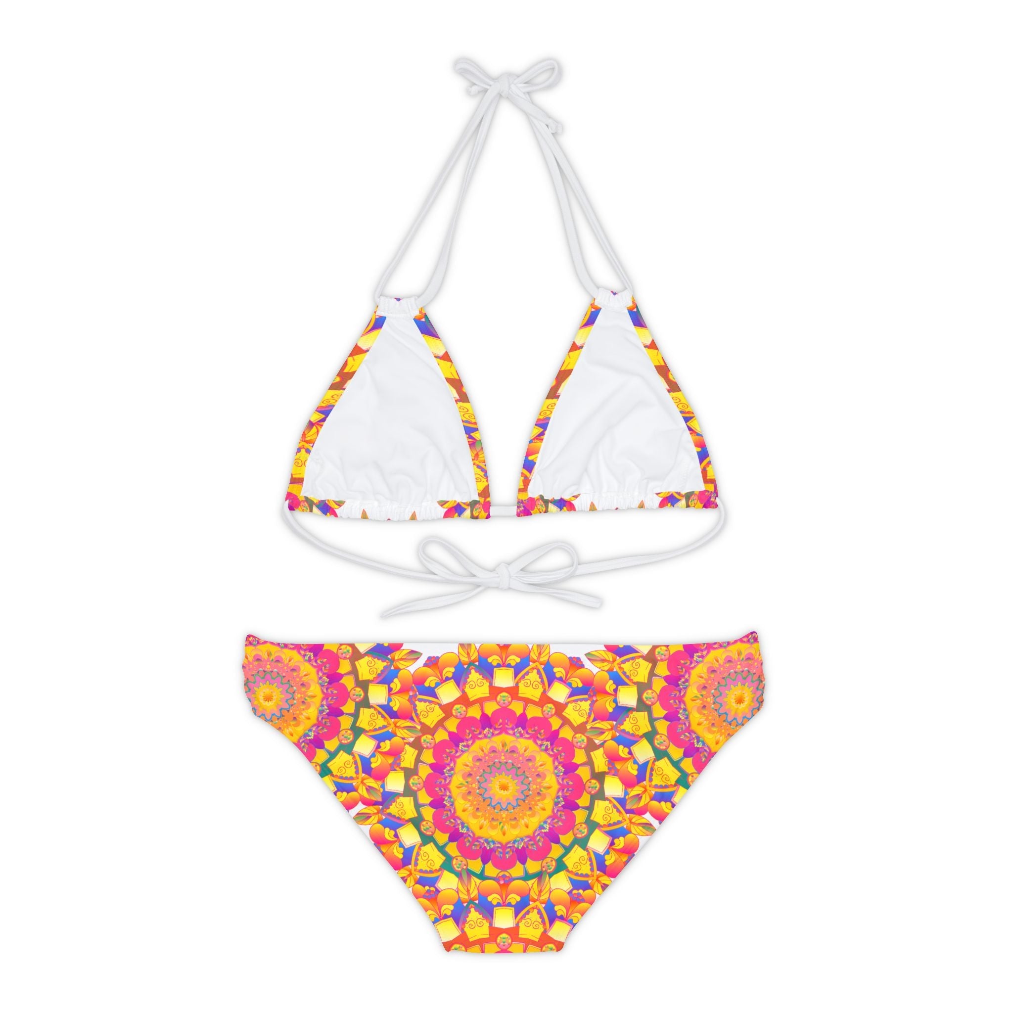 Bohemian Mandala Bikini Set - Hand Drawn Art All Over Prints - Blululi