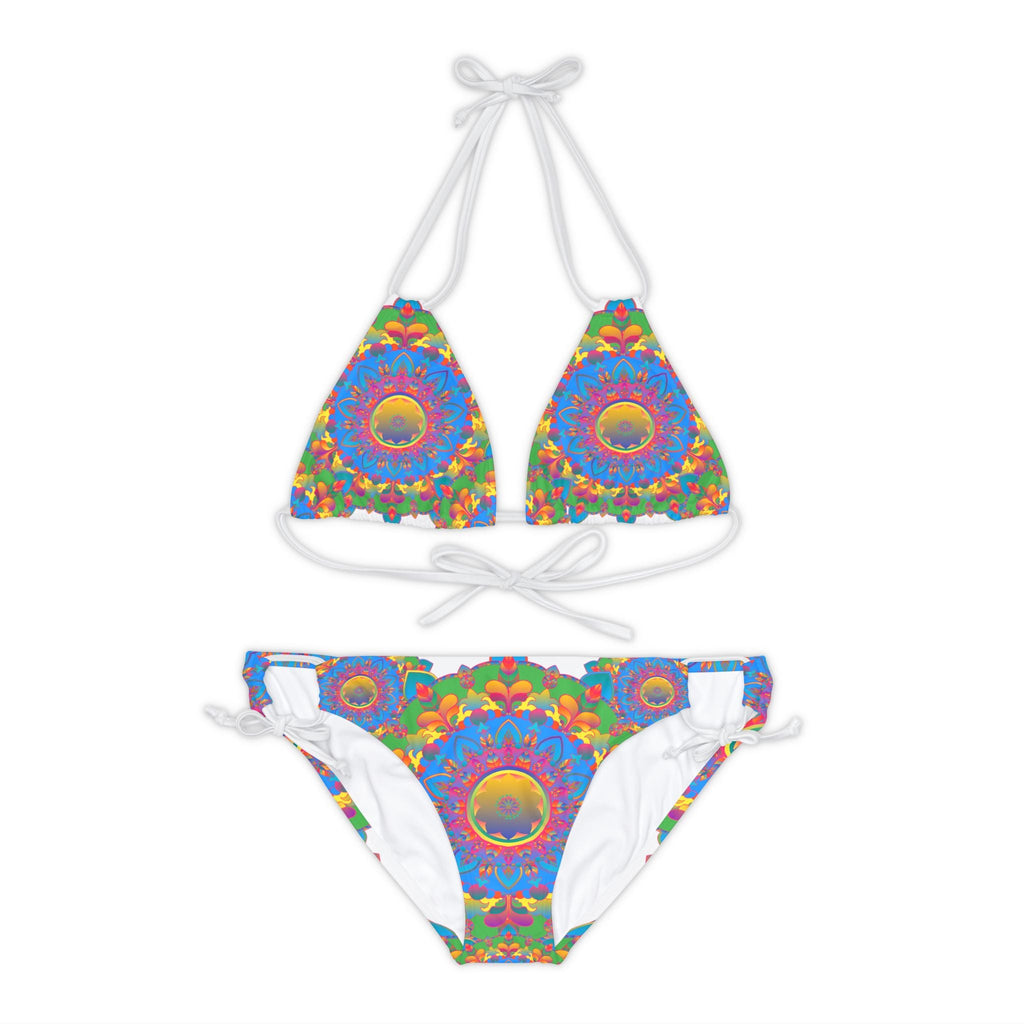 Bohemian Mandala Bikini Set - Hand Drawn Art All Over Prints - Blululi