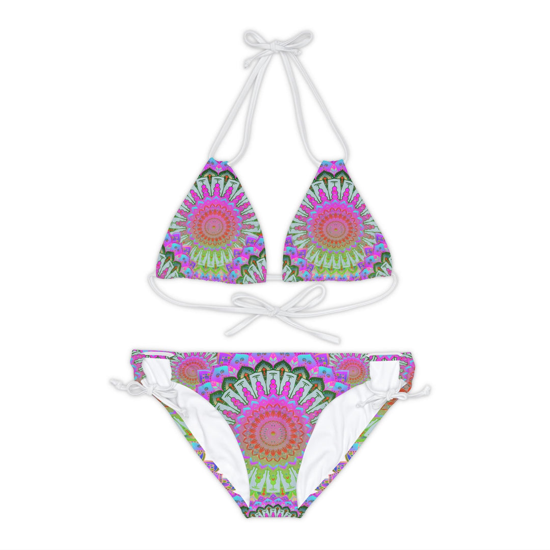 Bohemian Mandala Bikini Set - Hand Drawn Art All Over Prints - Blululi