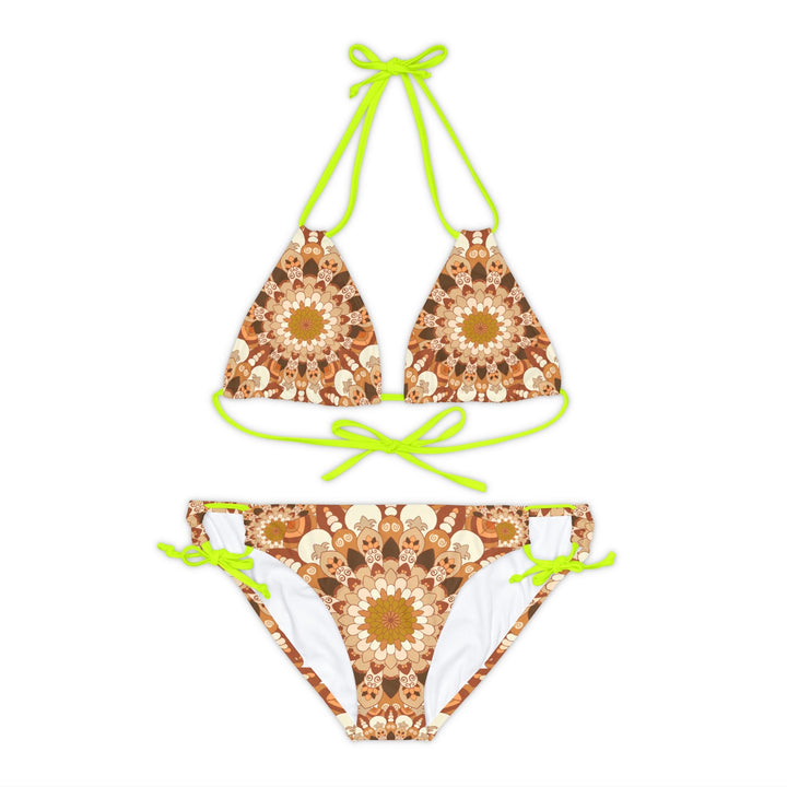 Bohemian Mandala Bikini Set - Hand Drawn Art All Over Prints - Blululi