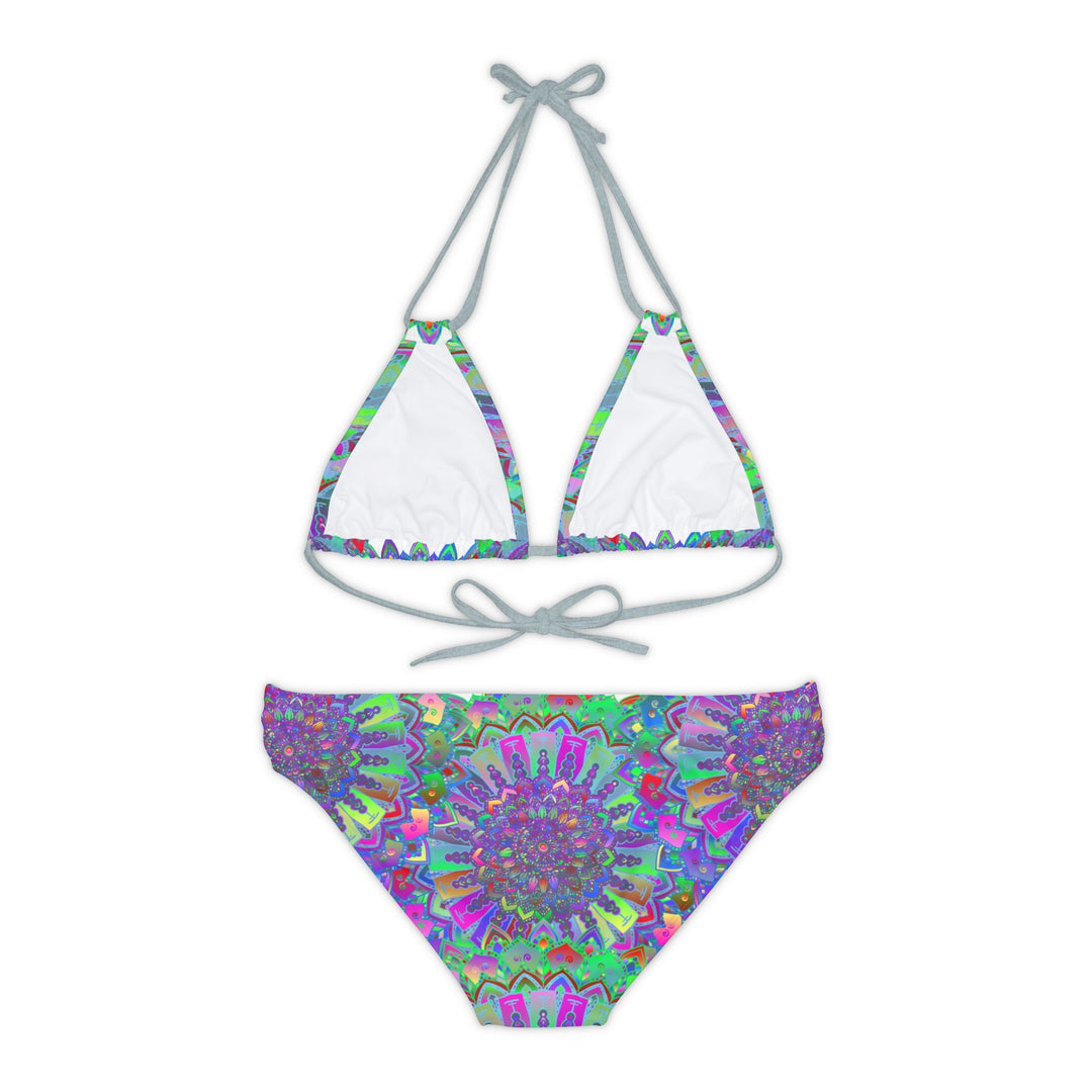 Bohemian Mandala Bikini Set - Hand Drawn Art All Over Prints - Blululi