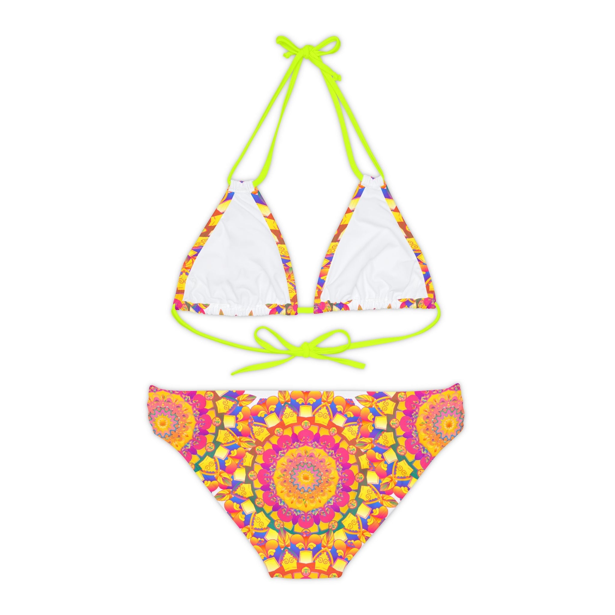 Bohemian Mandala Bikini Set - Hand Drawn Art All Over Prints - Blululi