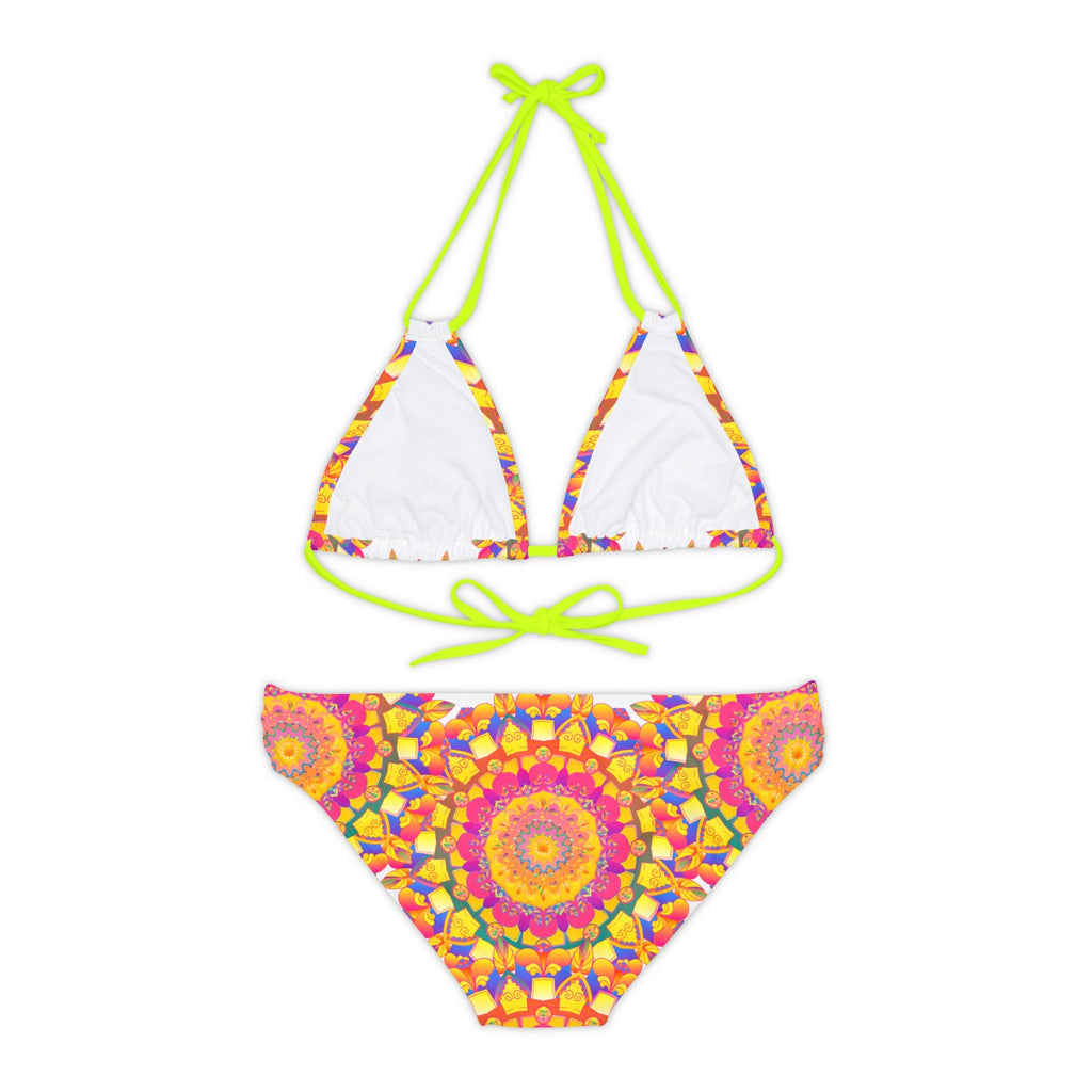 Bohemian Mandala Bikini Set - Hand Drawn Art All Over Prints - Blululi