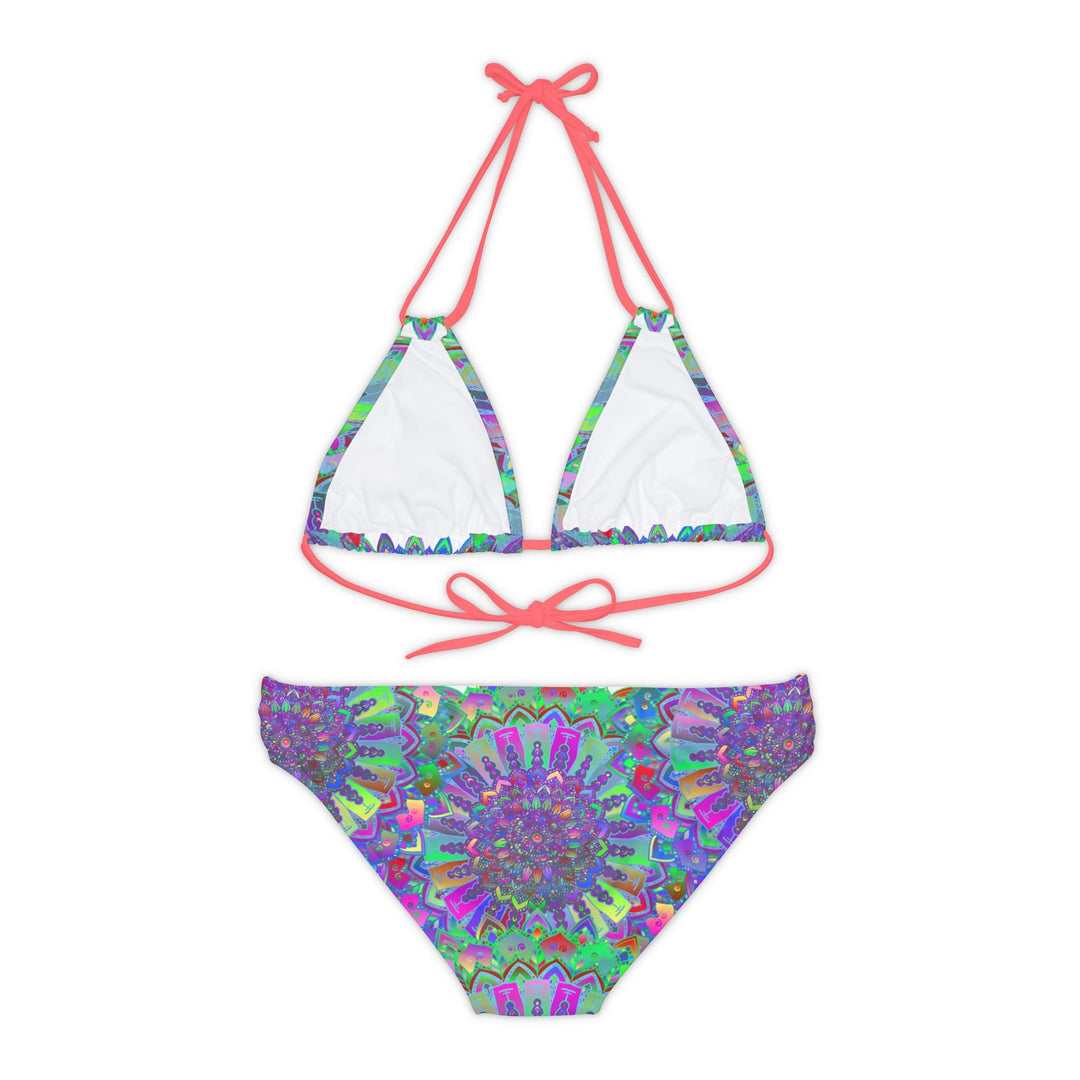 Bohemian Mandala Bikini Set - Hand Drawn Art All Over Prints - Blululi