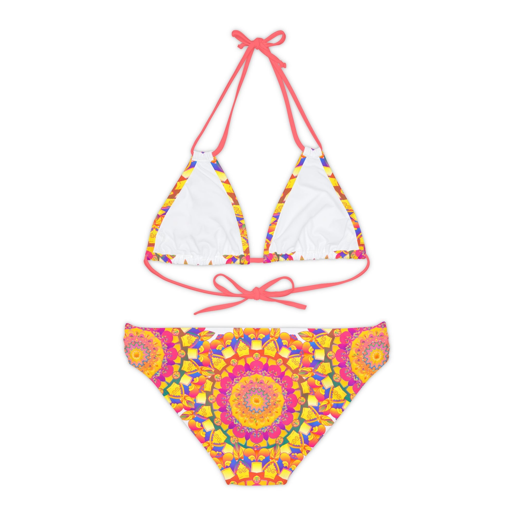 Bohemian Mandala Bikini Set - Hand Drawn Art All Over Prints - Blululi