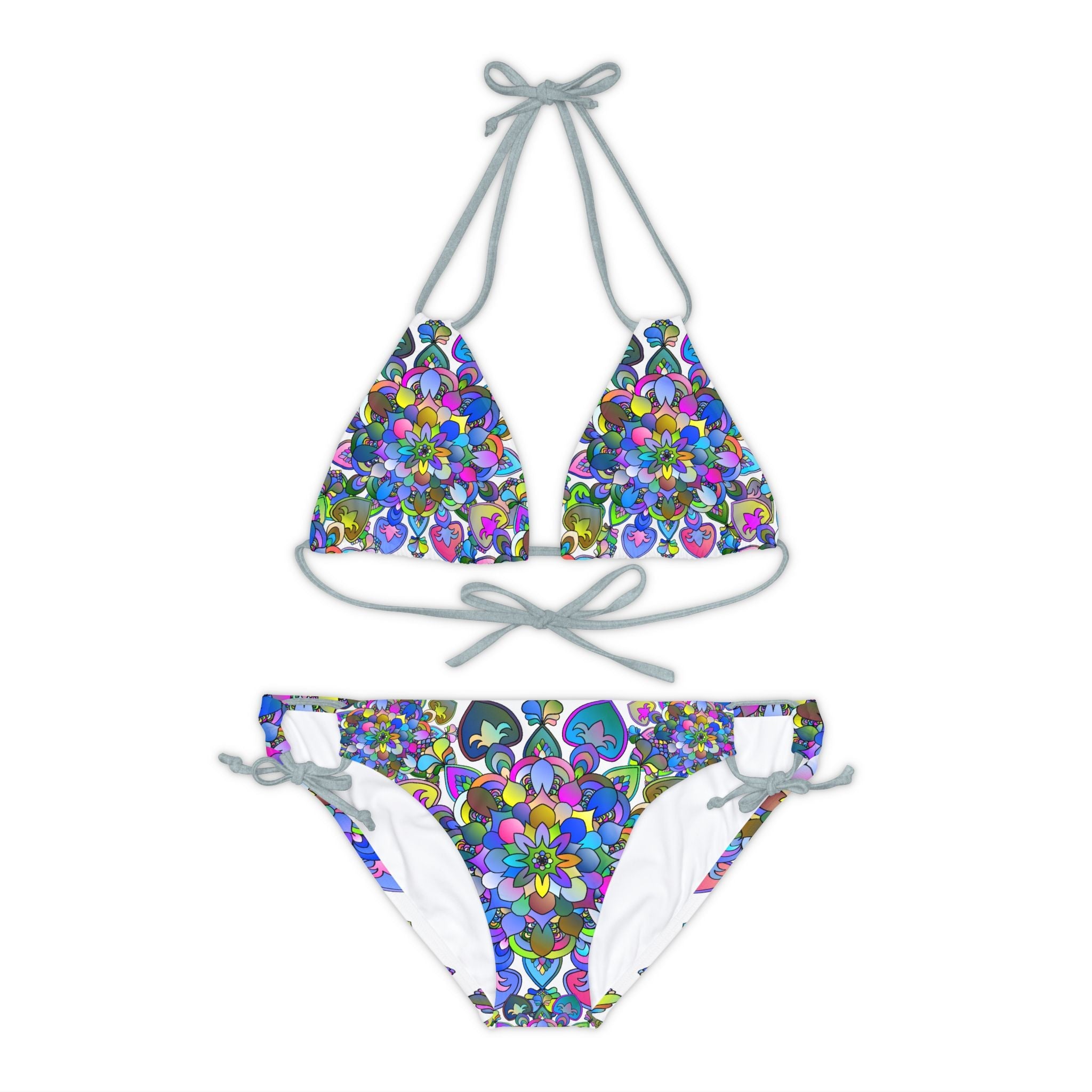 Bohemian Mandala Bikini Set - Hand Drawn Art All Over Prints - Blululi