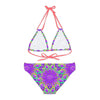 Bohemian Mandala Bikini Set - Purple Flower All Over Prints - Blululi