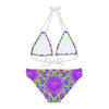 Bohemian Mandala Bikini Set - Purple Flower All Over Prints - Blululi