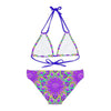 Bohemian Mandala Bikini Set - Purple Flower All Over Prints - Blululi