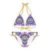 Bohemian Mandala Bikini Set - Purple & Pink All Over Prints - Blululi