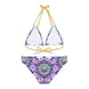 Bohemian Mandala Bikini Set - Purple & Pink All Over Prints - Blululi