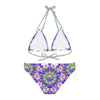 Bohemian Mandala Bikini Set - Purple & Pink All Over Prints - Blululi