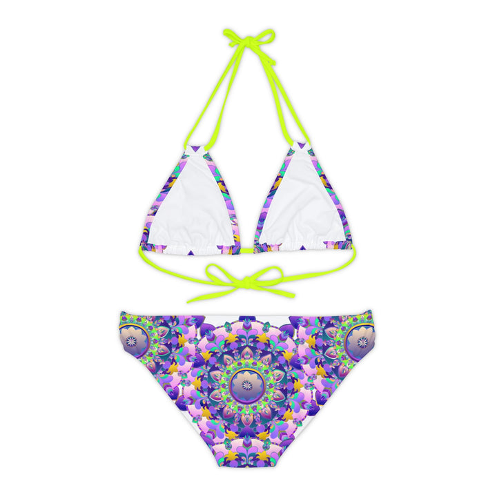 Bohemian Mandala Bikini Set - Purple & Pink All Over Prints - Blululi