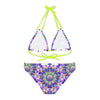 Bohemian Mandala Bikini Set - Purple & Pink All Over Prints - Blululi