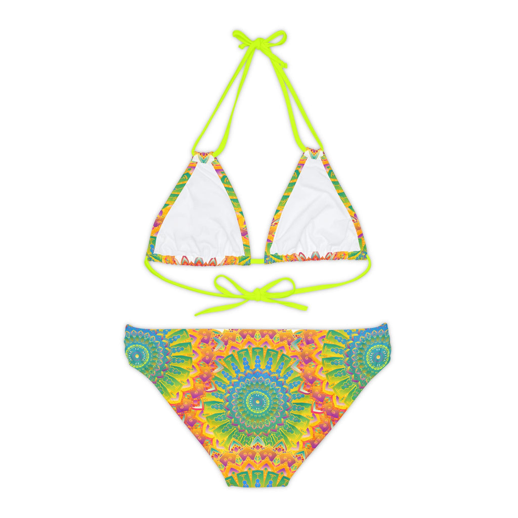 Bohemian Mandala Bikini Set - Vibrant Beachwear All Over Prints - Blululi