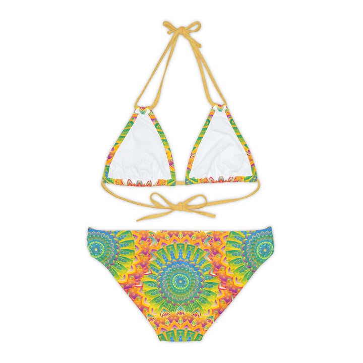 Bohemian Mandala Bikini Set - Vibrant Beachwear All Over Prints - Blululi