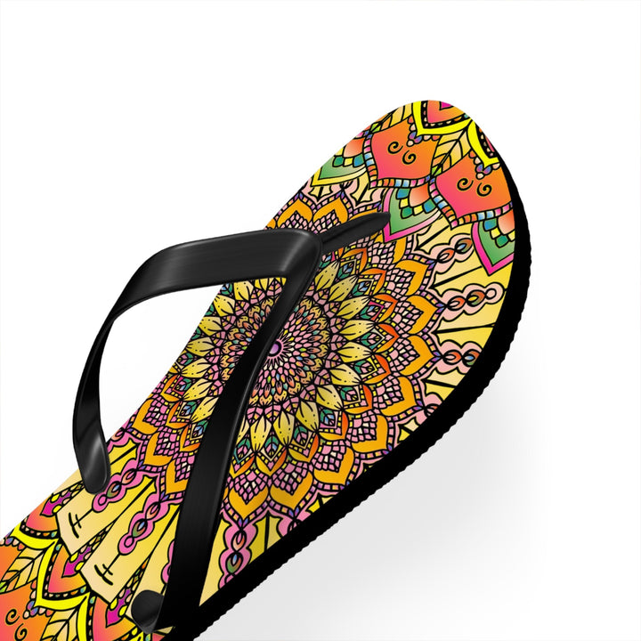 Bohemian Mandala Flip Flops - Colorful & Comfy Shoes - Blululi