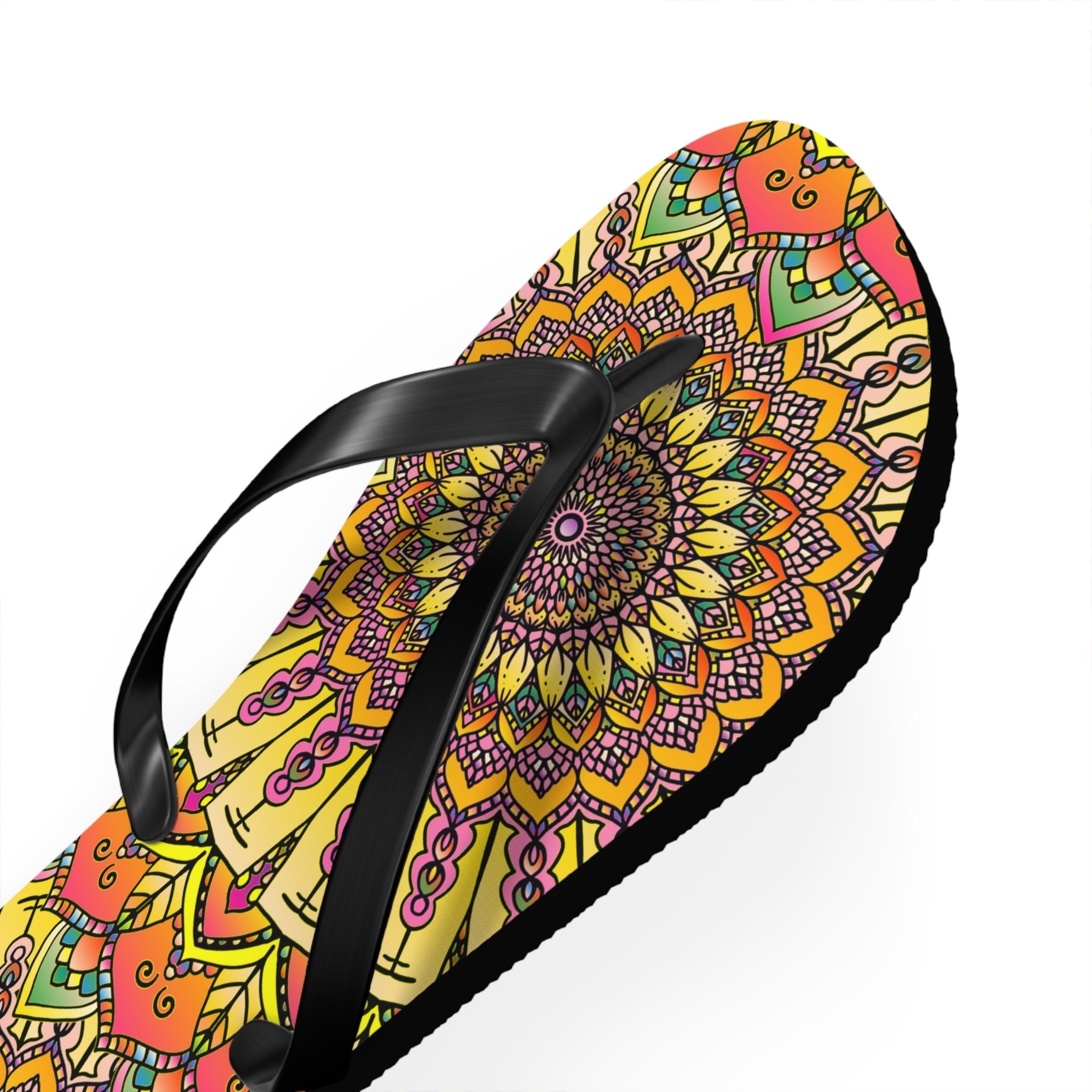 Bohemian Mandala Flip Flops - Colorful & Comfy Shoes - Blululi