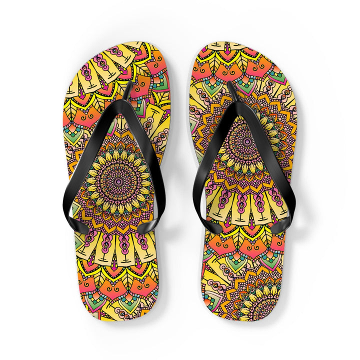 Bohemian Mandala Flip Flops - Colorful & Comfy Shoes - Blululi