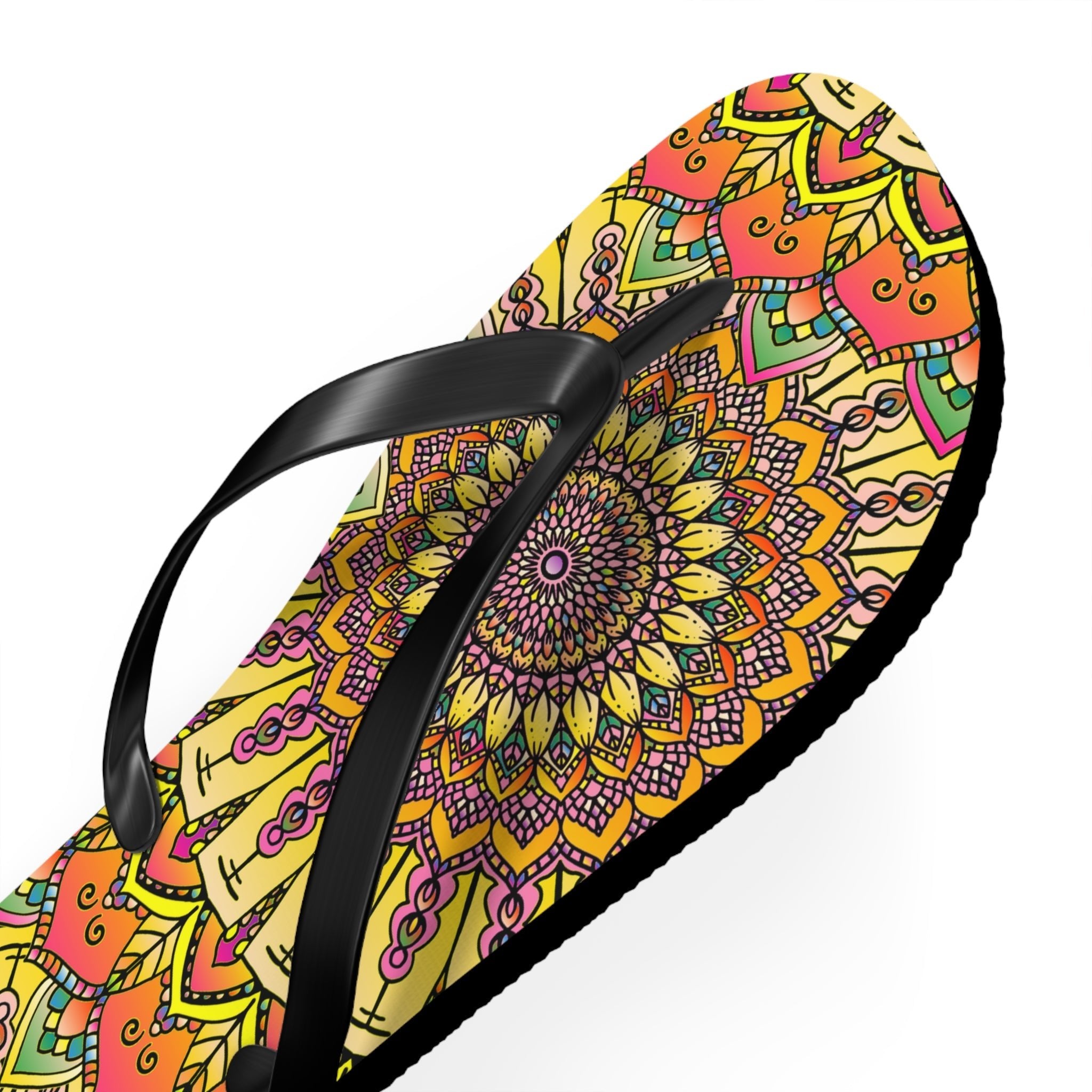 Bohemian Mandala Flip Flops - Colorful & Comfy Shoes - Blululi