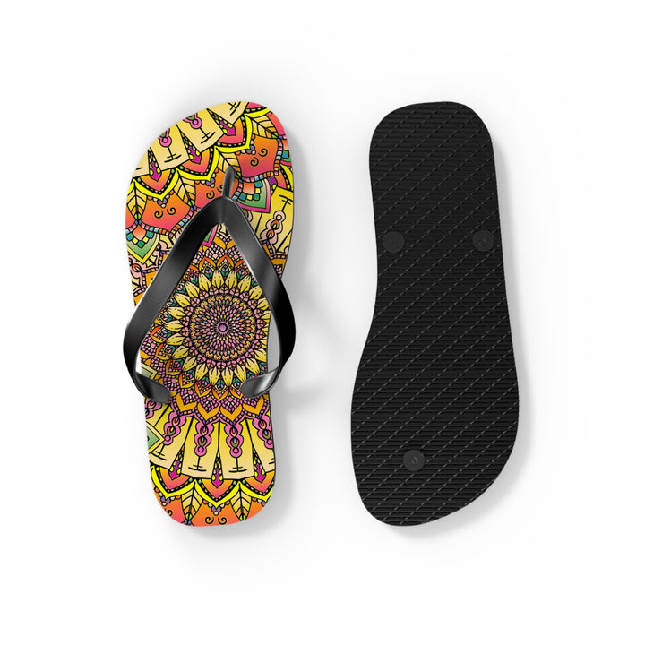 Bohemian Mandala Flip Flops - Colorful & Comfy Shoes - Blululi