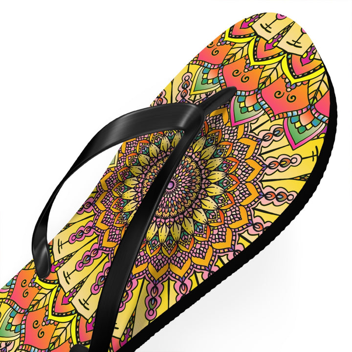 Bohemian Mandala Flip Flops - Colorful & Comfy Shoes - Blululi