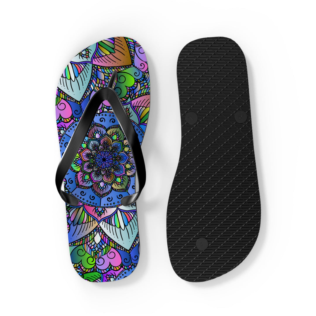 Bohemian Mandala Flip Flops - Colorful & Unique Shoes - Blululi