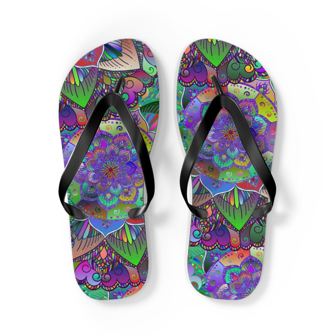 Bohemian Mandala Flip Flops - Colorful & Unique Shoes - Blululi