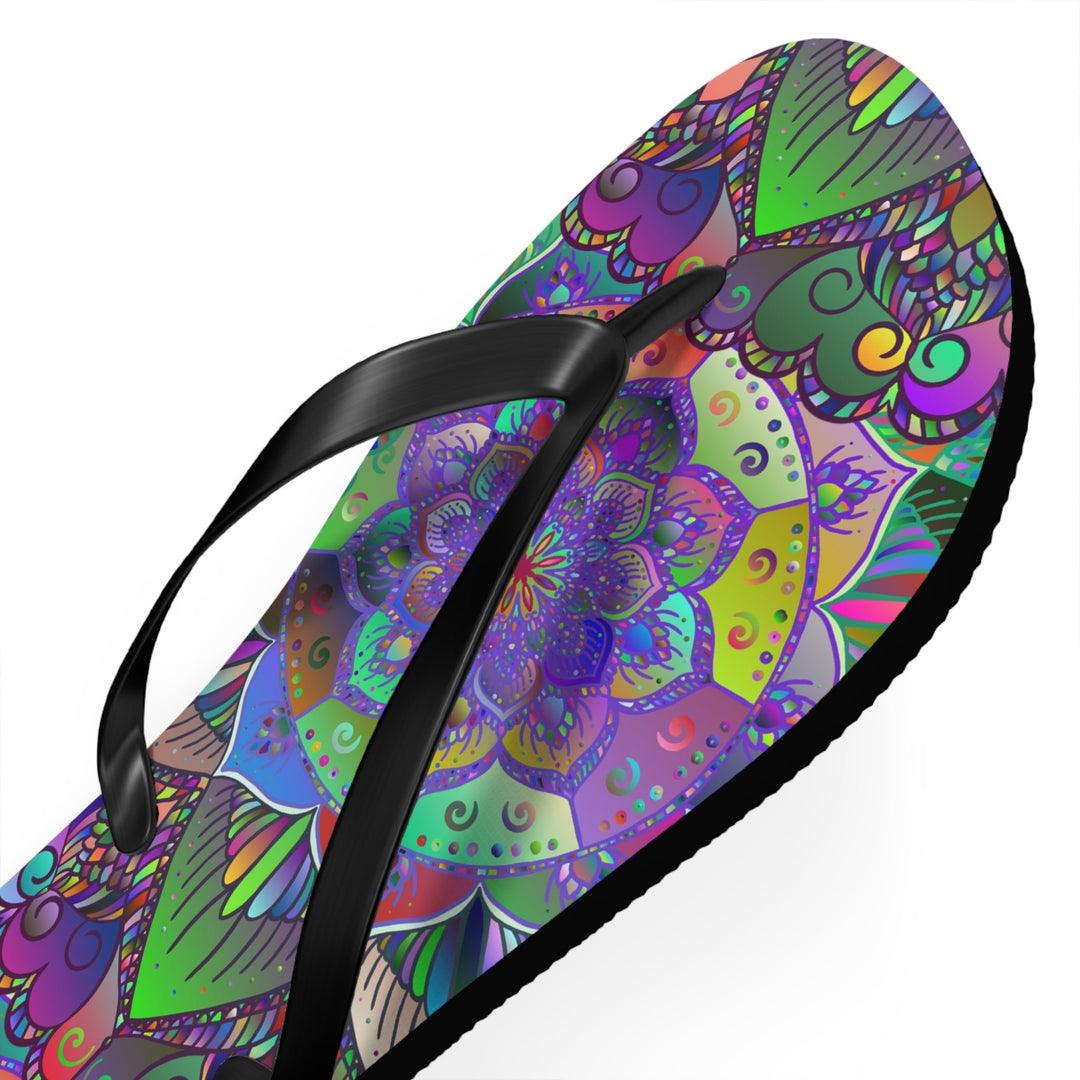 Bohemian Mandala Flip Flops - Colorful & Unique Shoes - Blululi