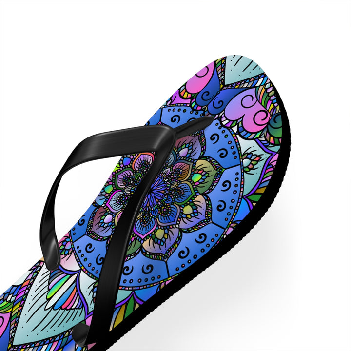 Bohemian Mandala Flip Flops - Colorful & Unique Shoes - Blululi