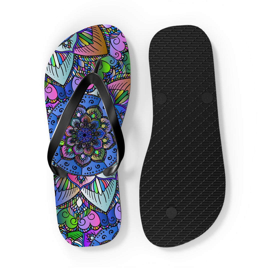 Bohemian Mandala Flip Flops - Colorful & Unique Shoes - Blululi