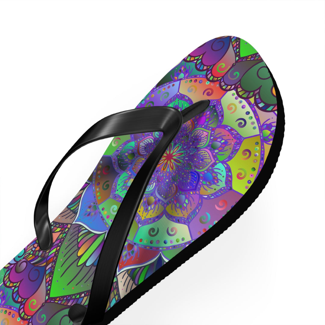 Bohemian Mandala Flip Flops - Colorful & Unique Shoes - Blululi