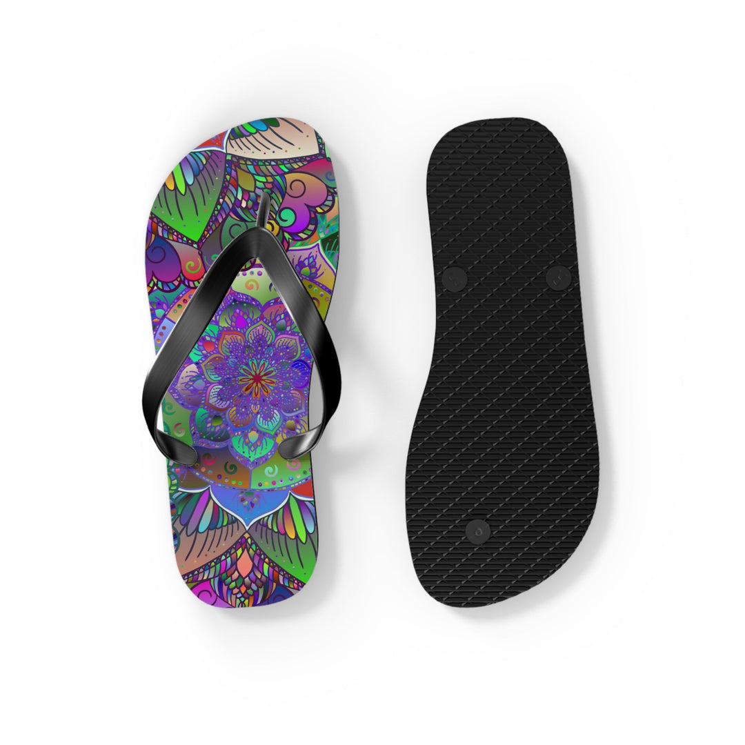 Bohemian Mandala Flip Flops - Colorful & Unique Shoes - Blululi