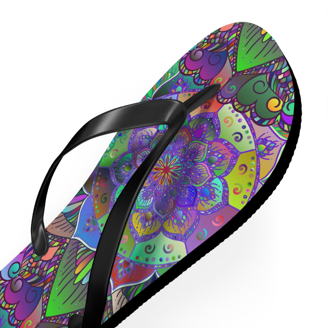 Bohemian Mandala Flip Flops - Colorful & Unique Shoes - Blululi