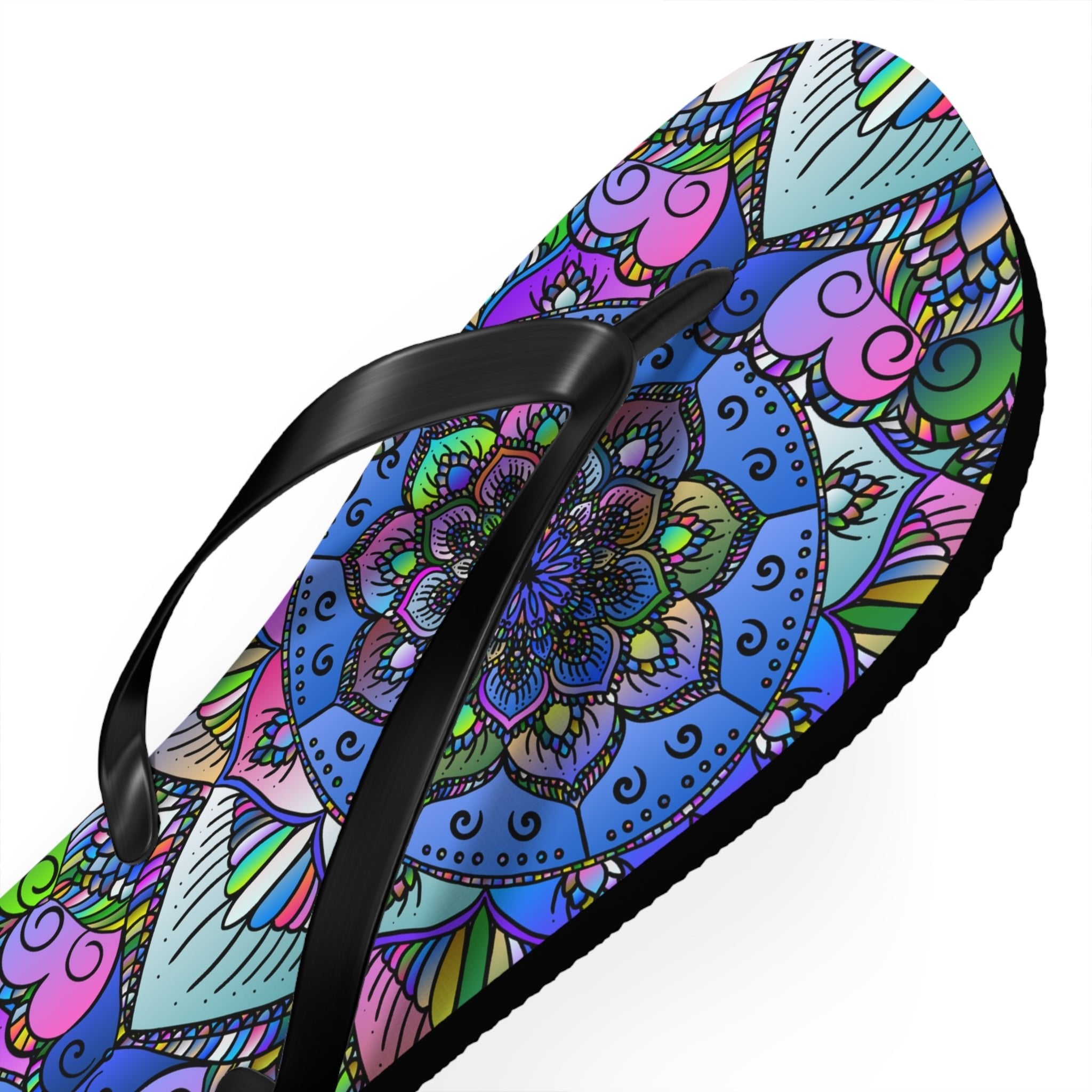 Bohemian Mandala Flip Flops - Colorful & Unique Shoes - Blululi