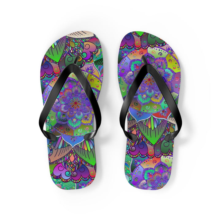 Bohemian Mandala Flip Flops - Colorful & Unique Shoes - Blululi