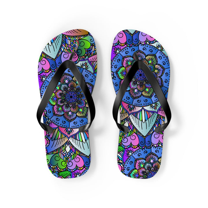 Bohemian Mandala Flip Flops - Colorful & Unique Shoes - Blululi