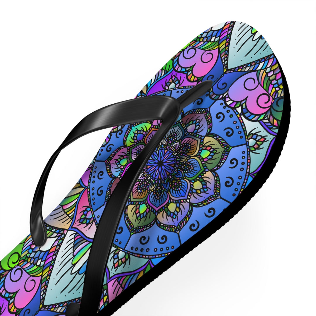 Bohemian Mandala Flip Flops - Colorful & Unique Shoes - Blululi