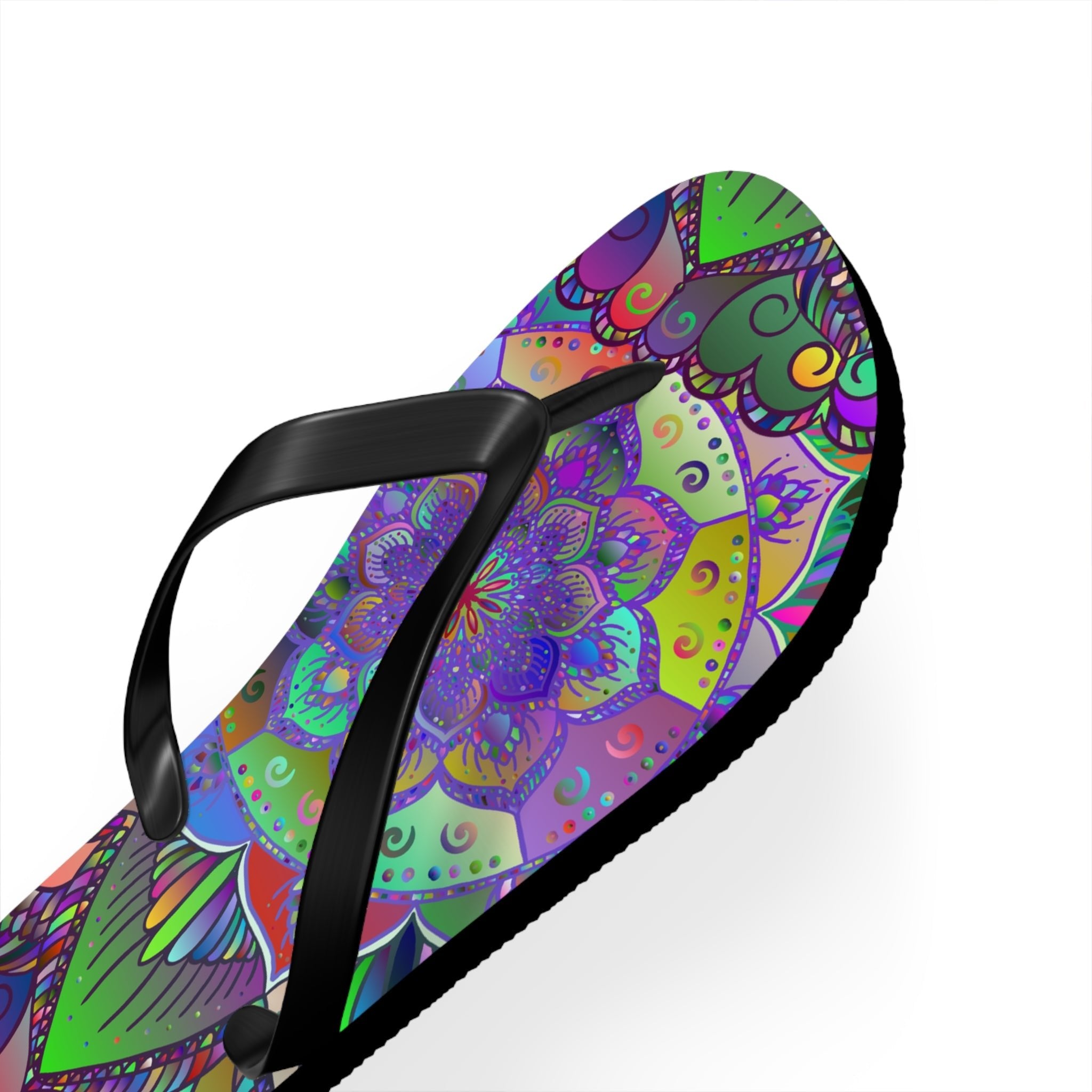 Bohemian Mandala Flip Flops - Colorful & Unique Shoes - Blululi